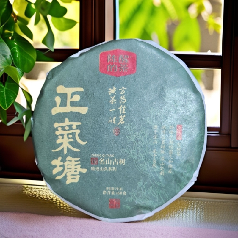 陈醒的茶 2024年正气塘古树饼 普洱生茶