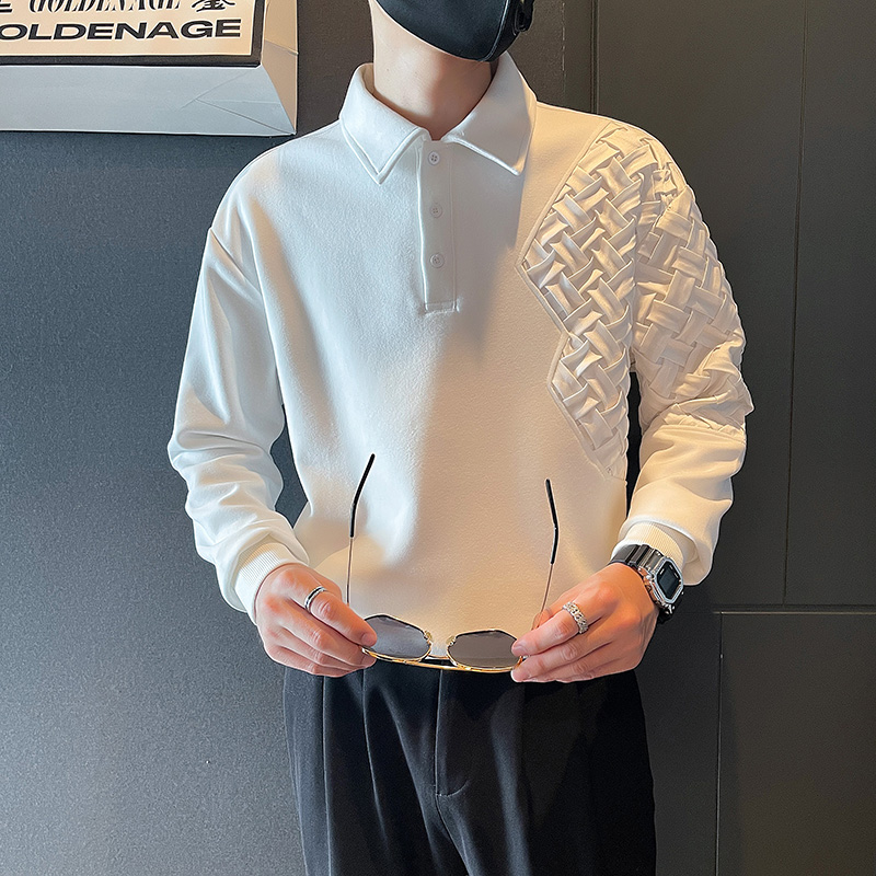 百搭polo衫卫衣男士春秋季新款爆款潮牌高级感休闲冬装外套上衣服