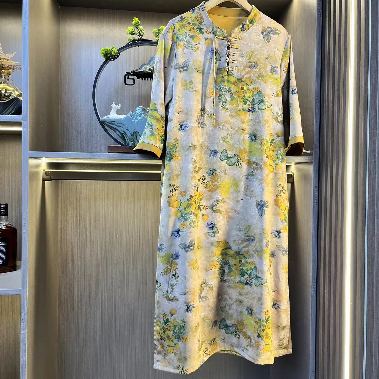 2025夏季新款国风休闲气质高雅连衣裙