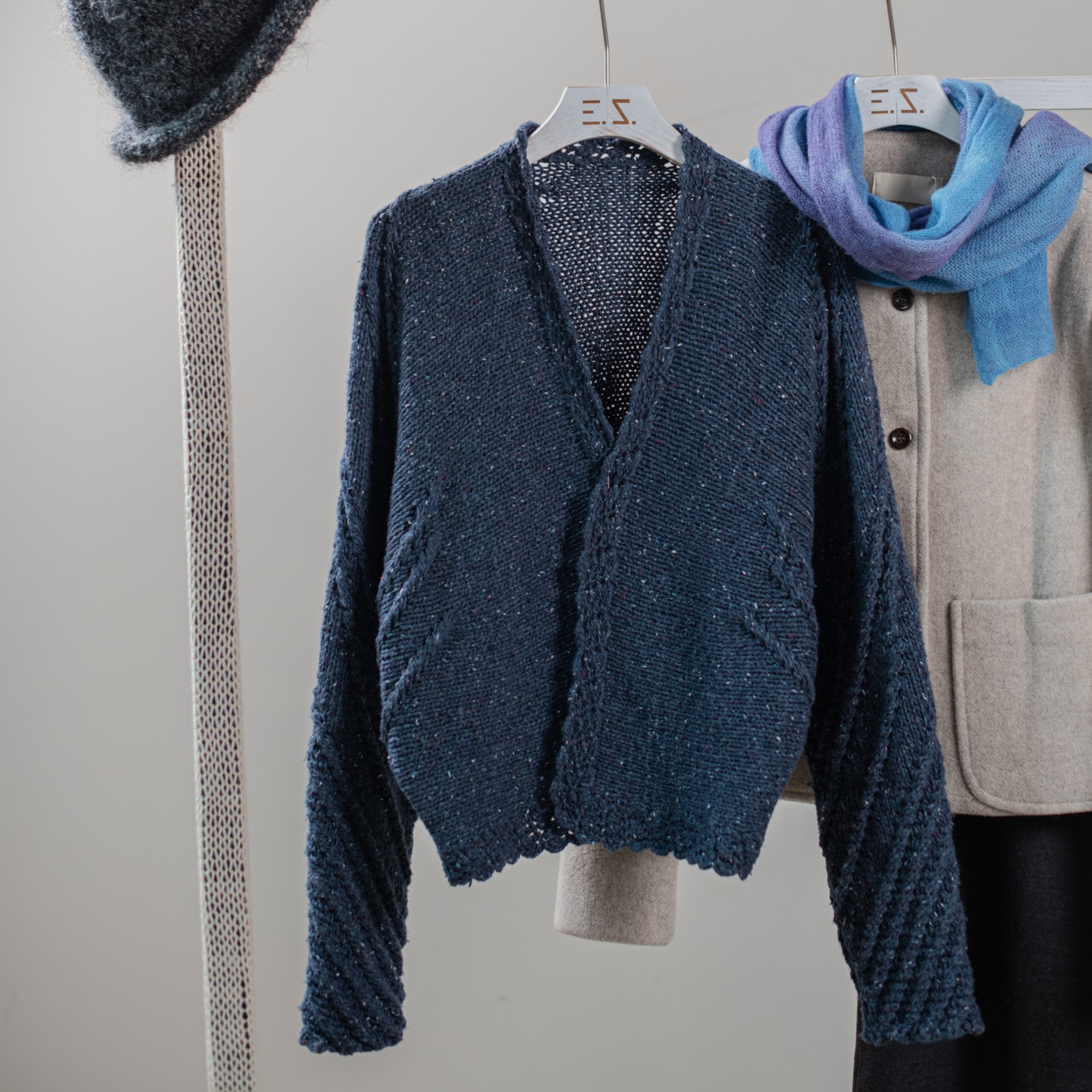 逸致流星雨毛衣线开衫材料包非成品幼羊毛花呢毛衣围巾帽子线材