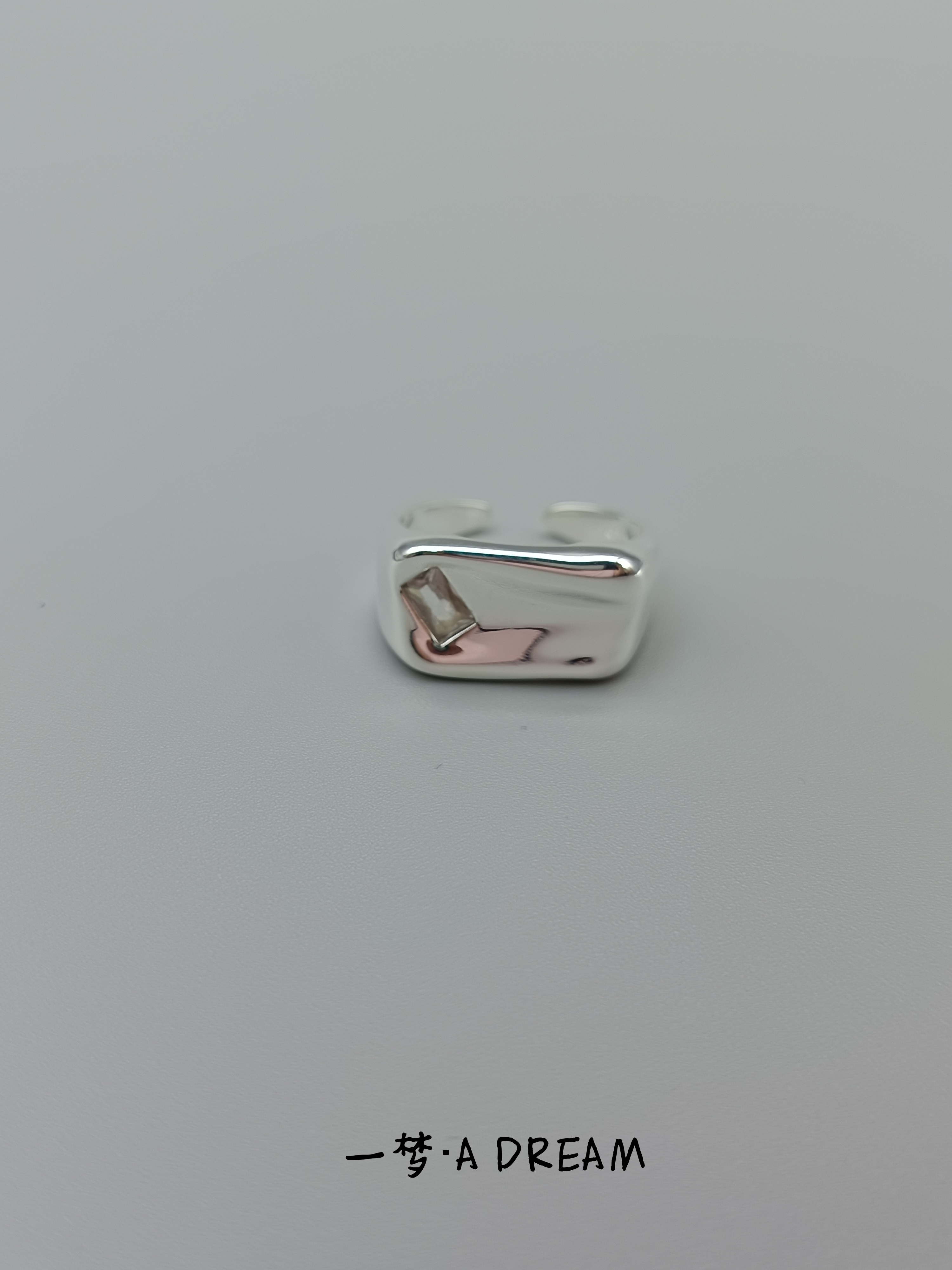 925银戒指 方版个性款s925戒指