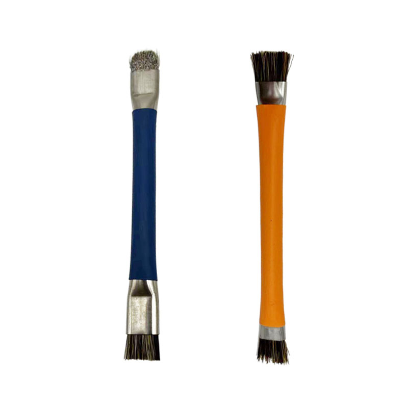 双头毛刷 防静电手机维修硬毛刷 猪鬃毛刷 双头两用毛刷除尘