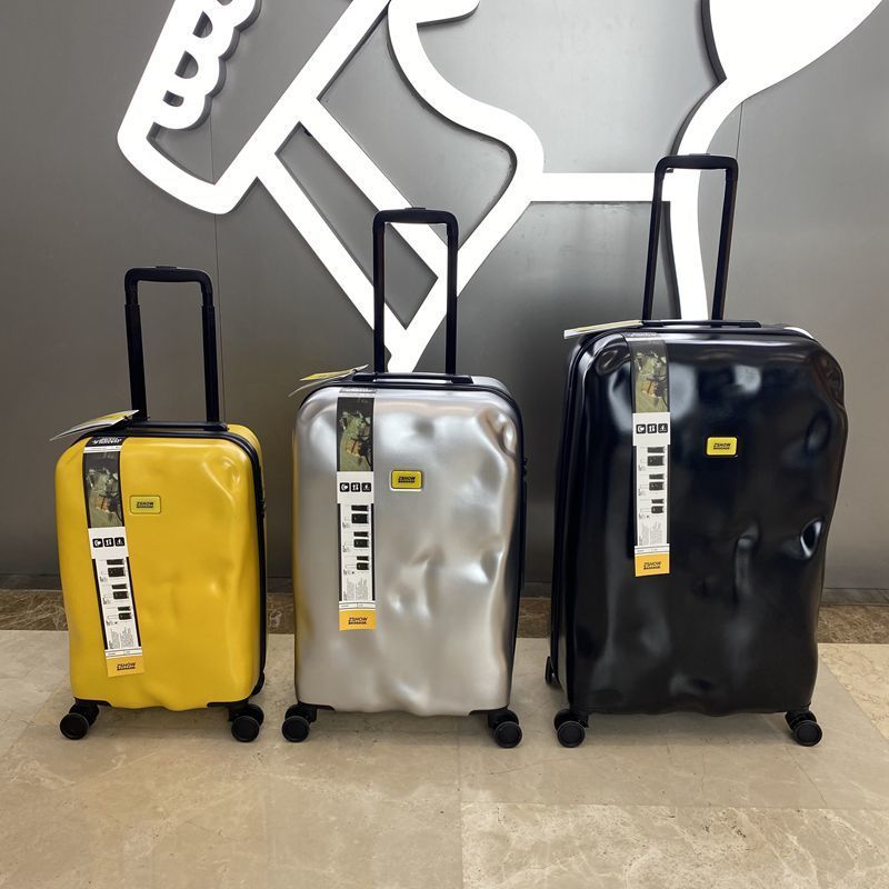 意大利破损拉杆箱 万向轮潮流复古凹凸旅行箱 超轻外贸出口行李箱