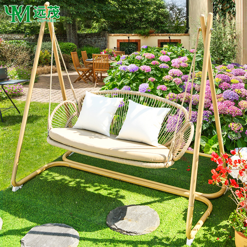 【远茂品牌】户外秋千别墅花园摇椅阳台小院室外庭院民宿双人秋千L