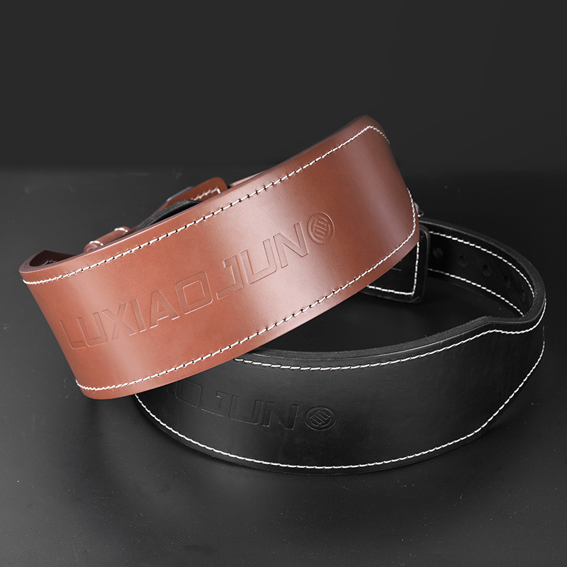 吕小军luxiaojun举重健身腰带CT810头层牛皮力量举硬拉深蹲护腰带