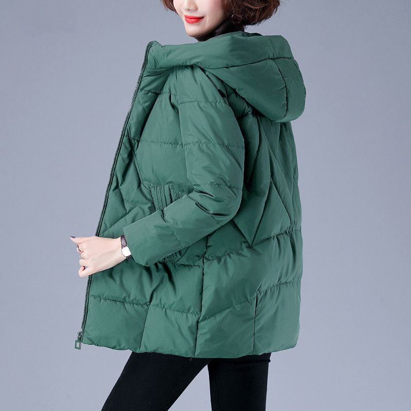 波司澄户外棉服女中长款韩版宽松棉衣大码女装外套棉袄休闲舒适