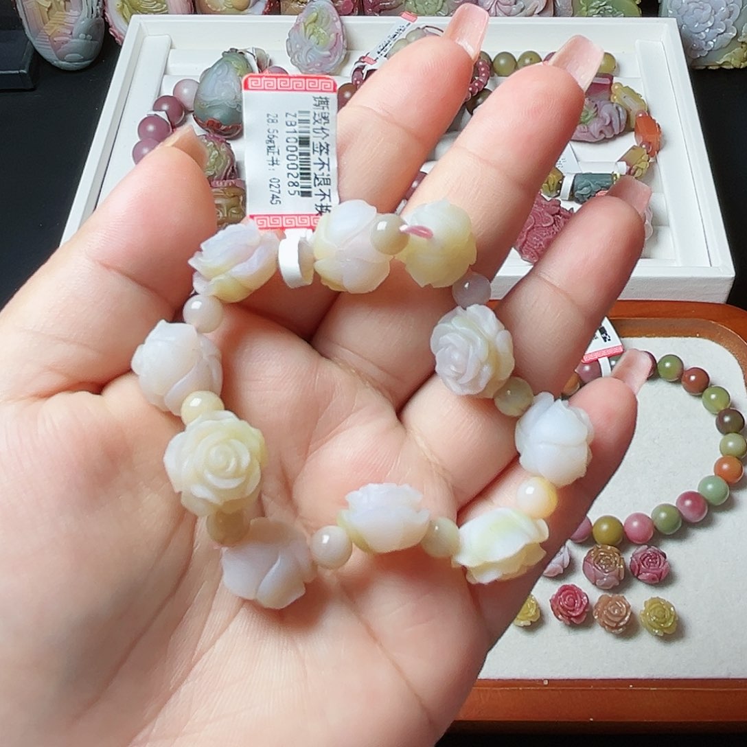 玛瑙/玉髓手串未镶嵌