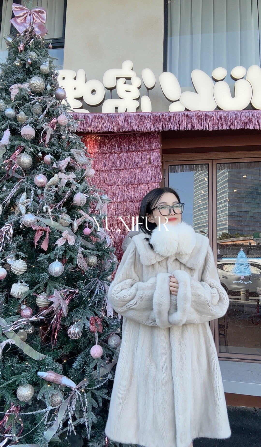 【YUXIFUR】{贝贝南瓜}全抽刀复古娃娃方领南瓜挽袖进口水貂