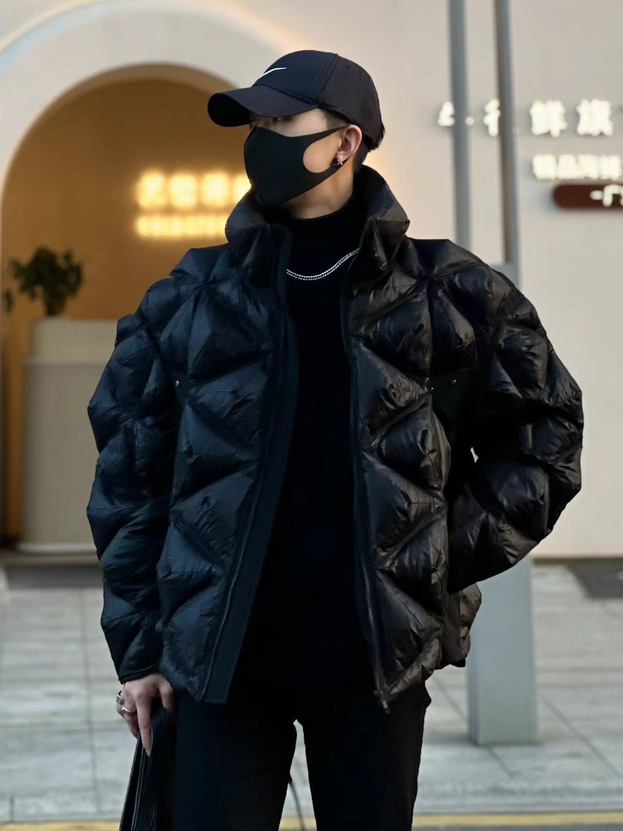 CY<CHAOYE>潮牌冬季新品设计款时尚潮流立领休闲高端羽绒服外套