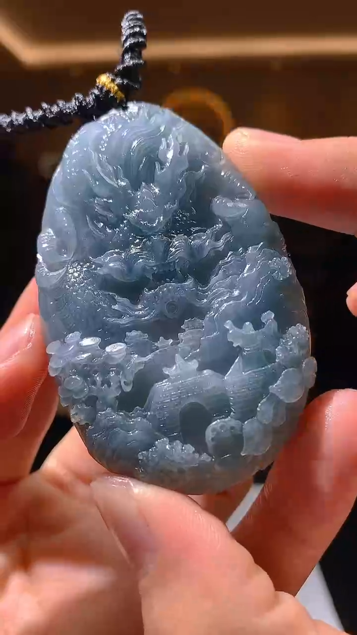 【闪购商品】定制翡翠未镶嵌0405lw-毛货多样性发其一龙牌49