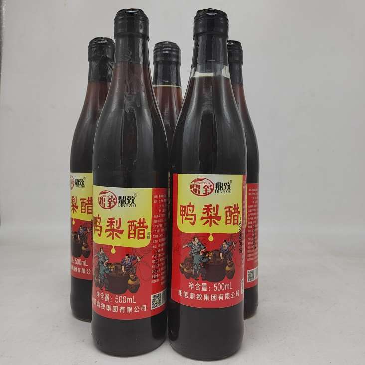 阳信特产鸭梨醋钓鱼甜醋水饺醋凉拌醋汁500mL炒菜水果醋蘸水饺