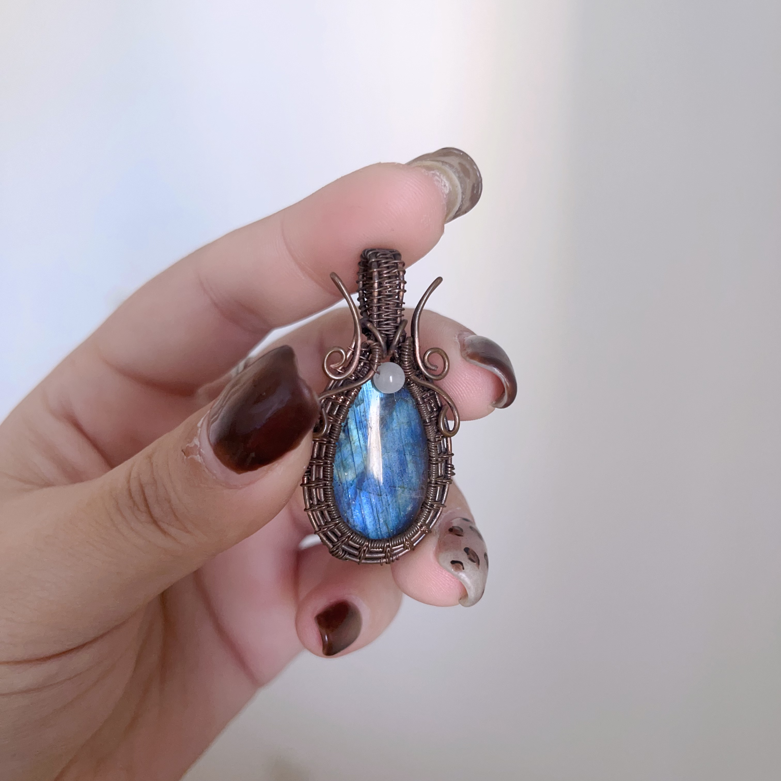 手工制作工艺瓶子紫铜线