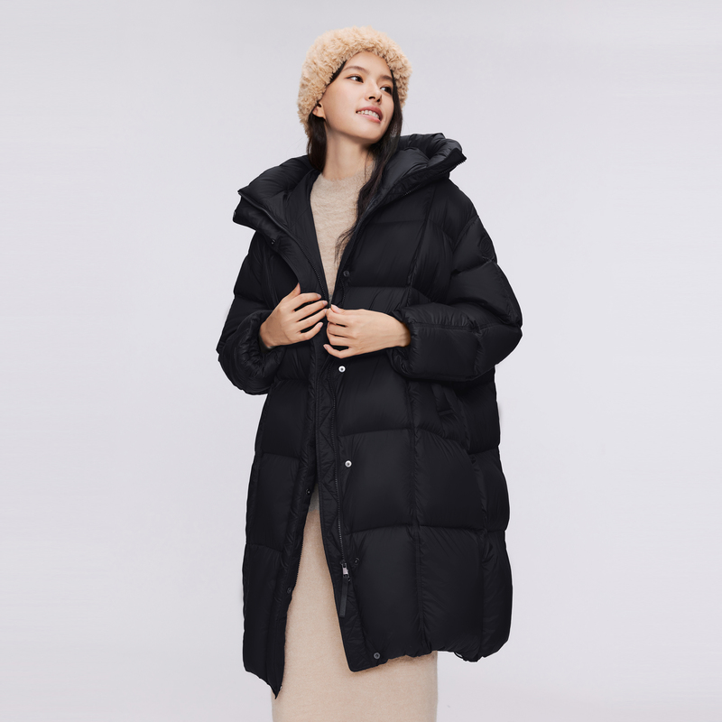 【波司登】2024年秋冬季女士宽松舒适时尚长款羽绒服鸭绒B30145924E