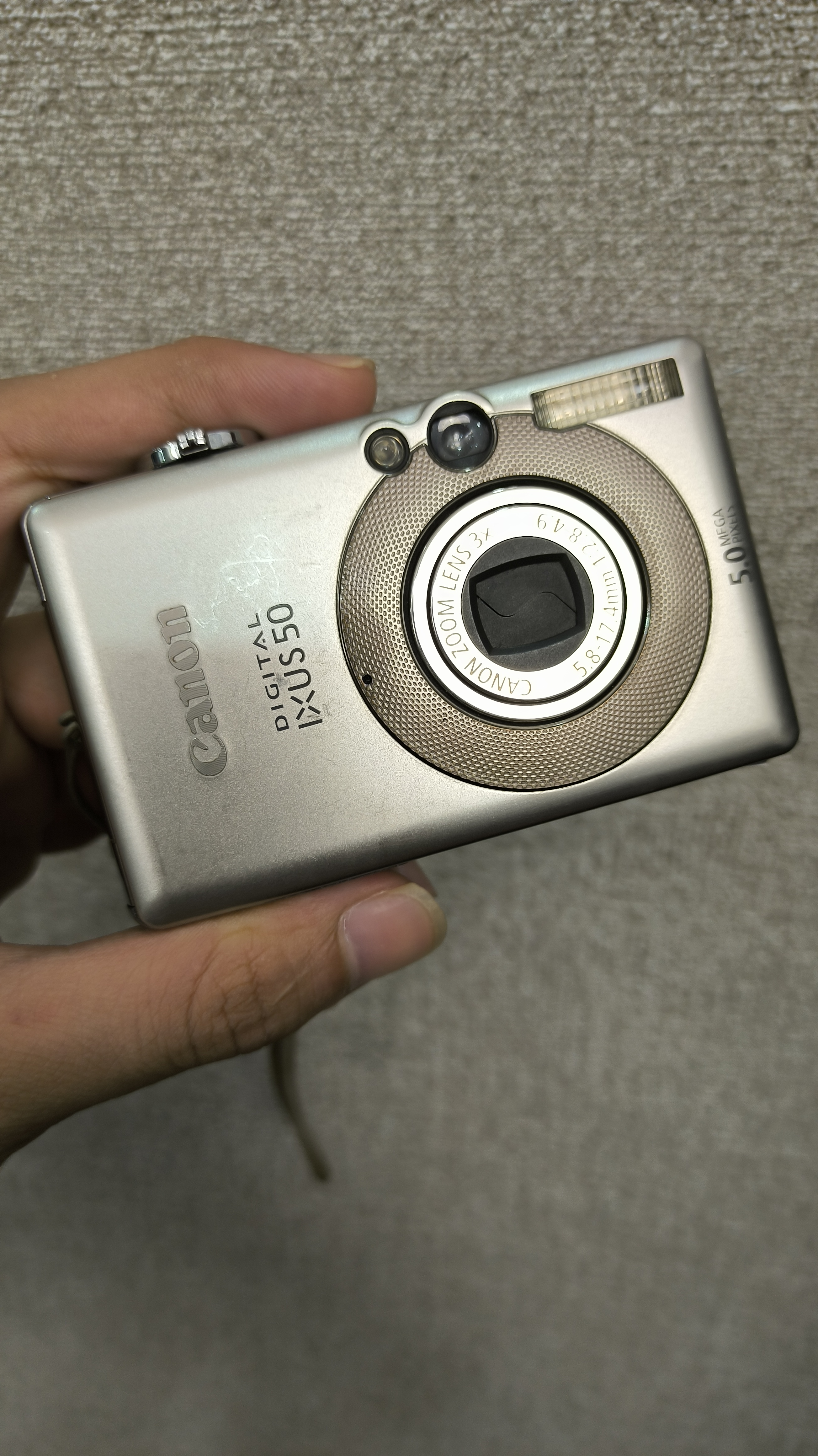 95新 Canon/佳能 IXUS50ccd数码相机面包机