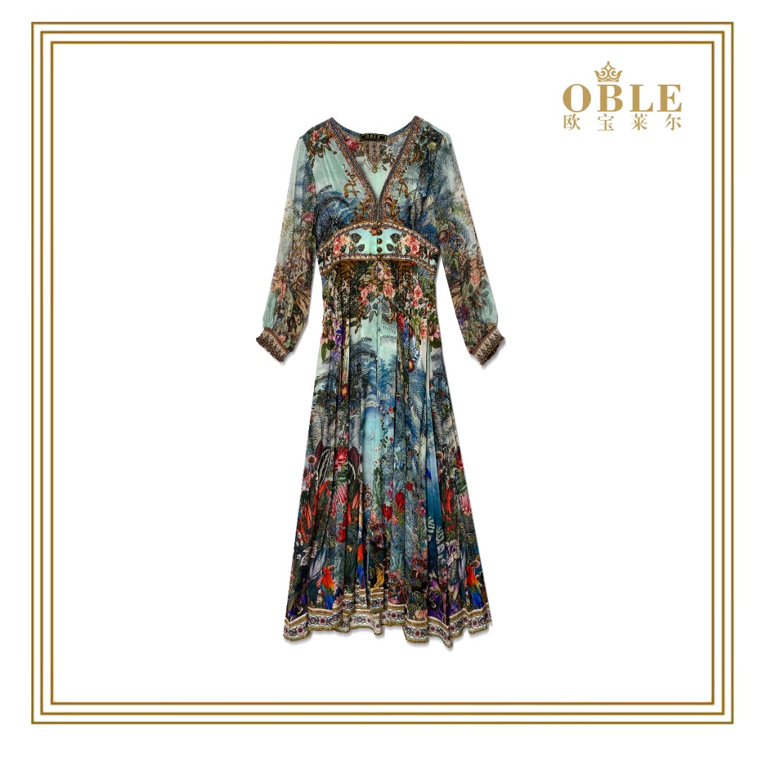 【热带雨林】OBLE   欧宝莱尔 新款 连衣裙502-2288
