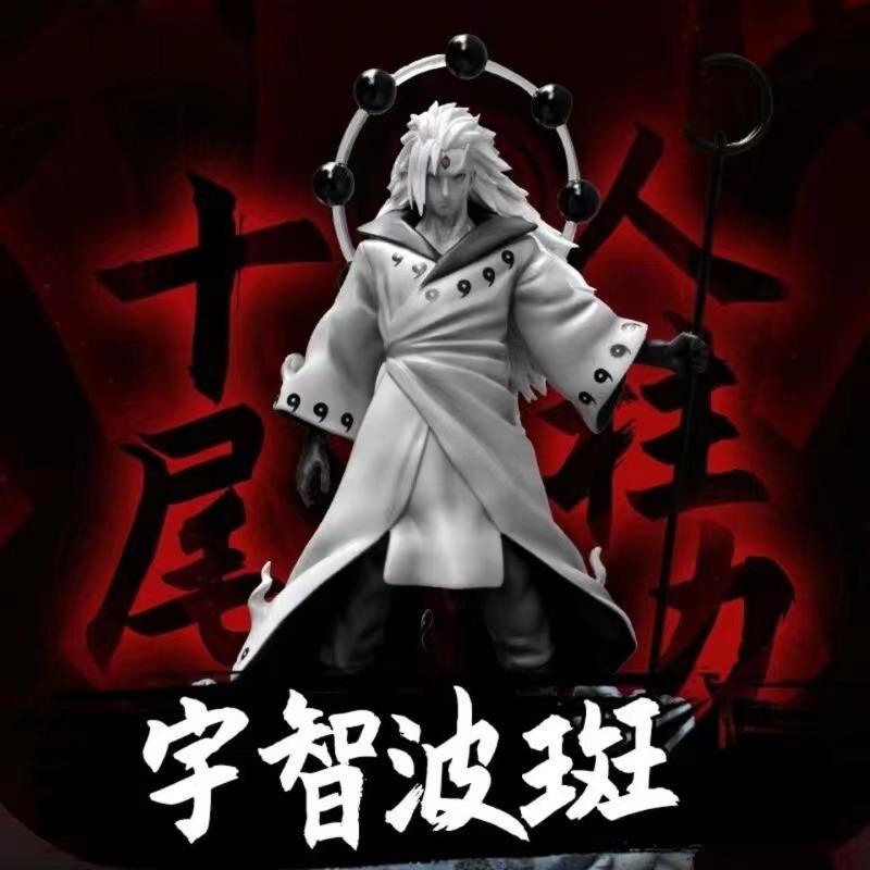 （定制）（优质版）火影忍者 宇智波斑 六道斑手办 三头雕可换模