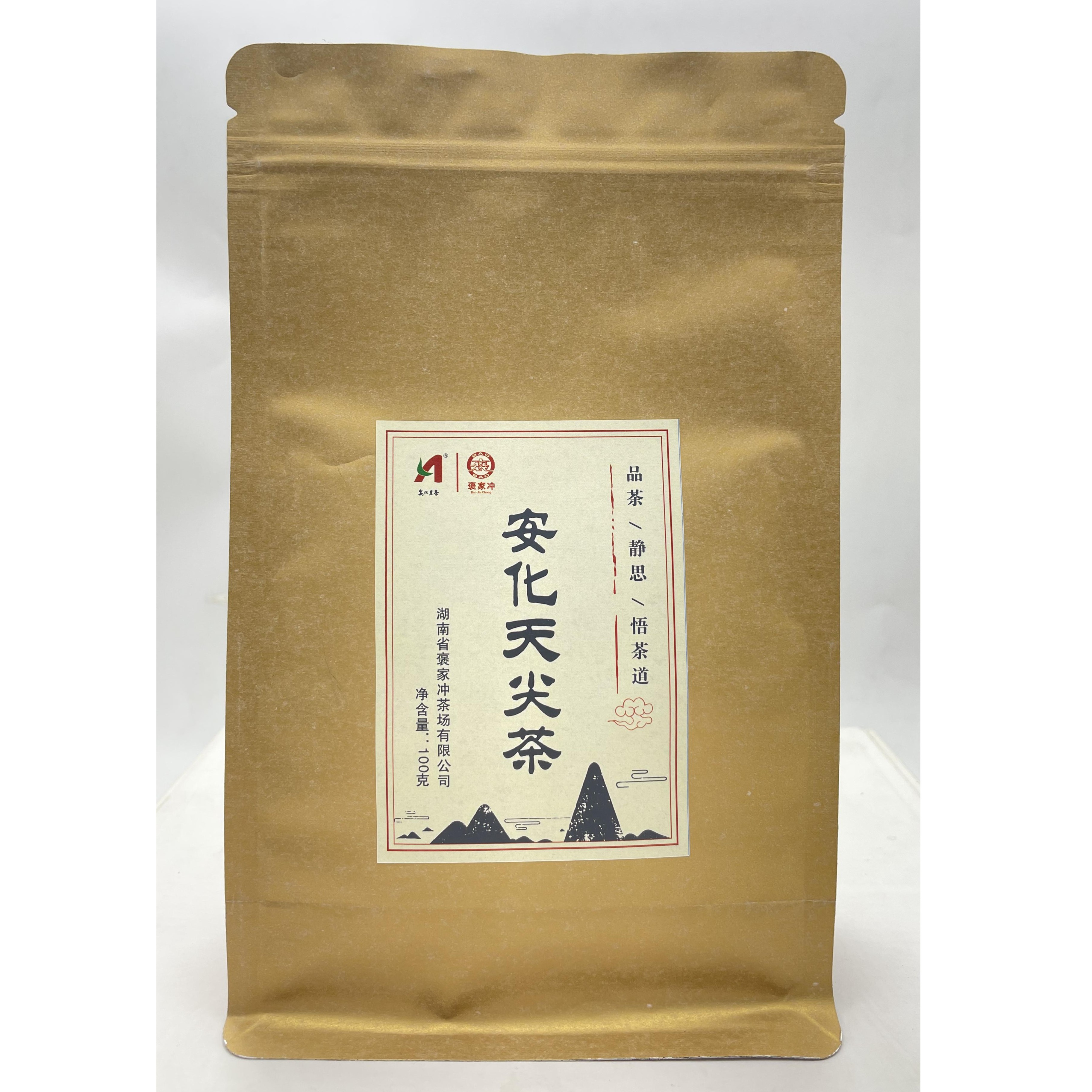 褒家冲茶场安化天尖茶100g