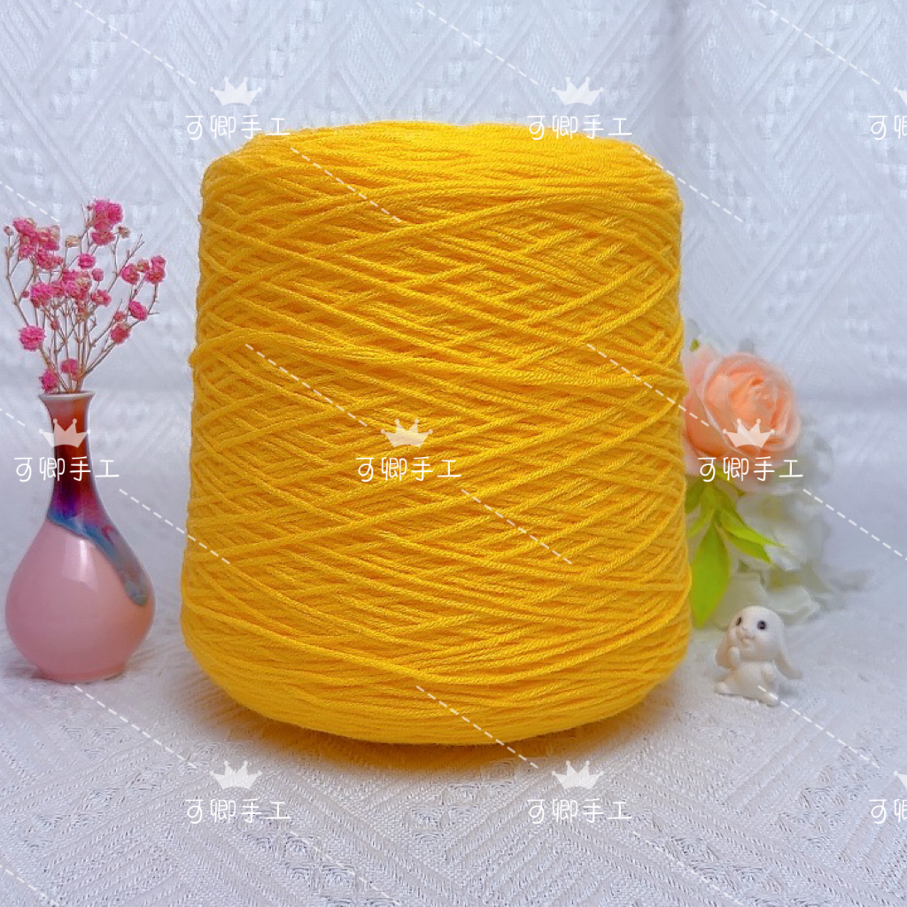 （特惠款 一桶1.1斤）4股精梳牛奶棉毛线手工编织毛衣花朵中粗线