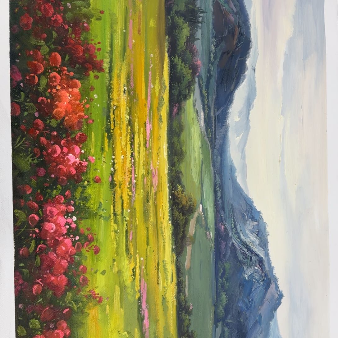 书法油画作品展设计了一款全新