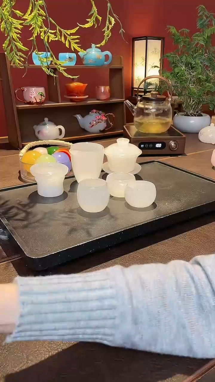 【闪购商品】琉璃不带茶盘不带礼盒@@0000