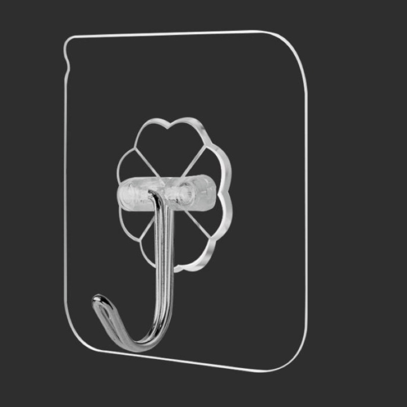 挂钩强力粘胶墙壁挂墙上承重透明无痕宿舍墙面免打孔钩子粘贴粘钩