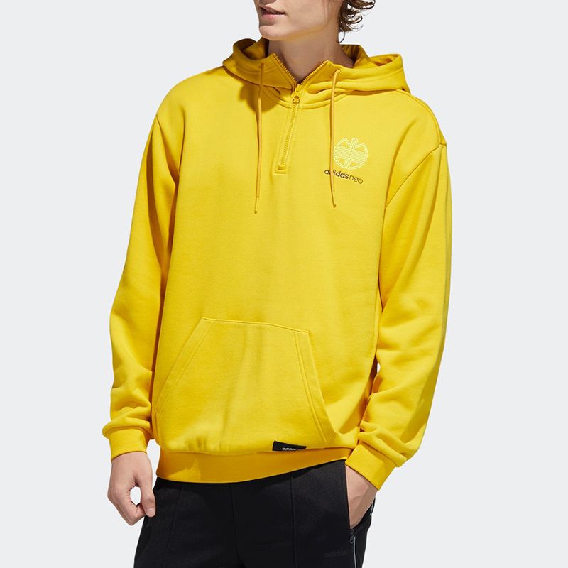 (WZ)Adidas/阿迪达斯男子新款运动休闲卫衣透气连帽套头衫 H52969