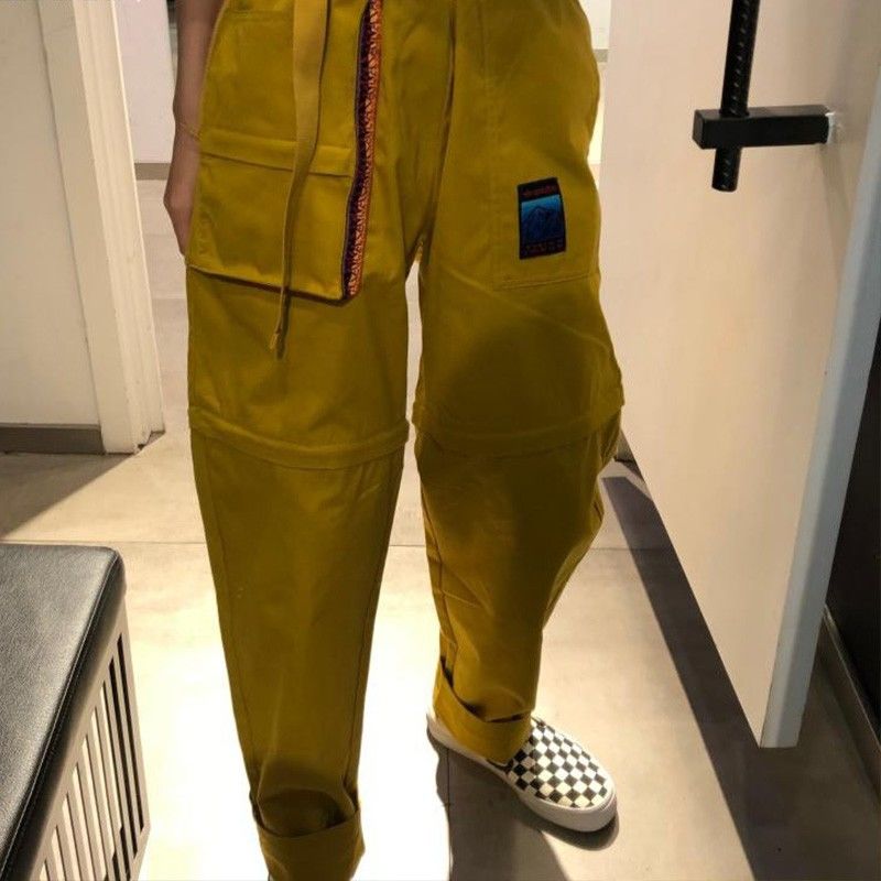(JX)Adidas/阿迪达斯三叶草男子舒适工装裤休闲运动九分裤 GU6475