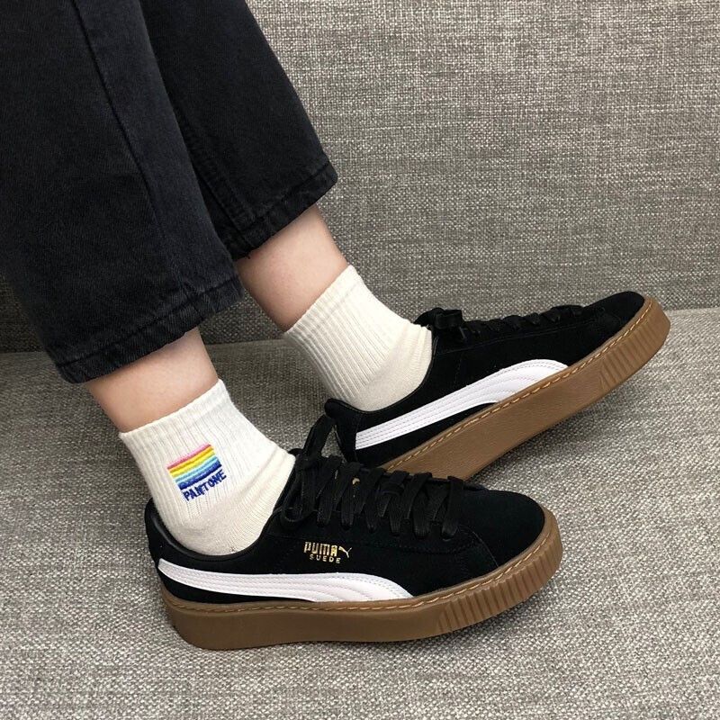 (WZ)Puma/彪马女鞋经典百搭蕾哈娜松糕鞋休闲鞋运动板鞋363559-02