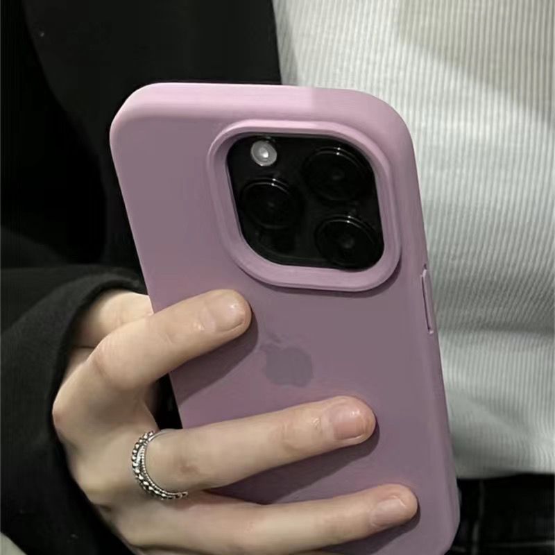 黑加仑iPhone16promax手机壳液态硅胶适用苹果15pro/14软壳17/Air