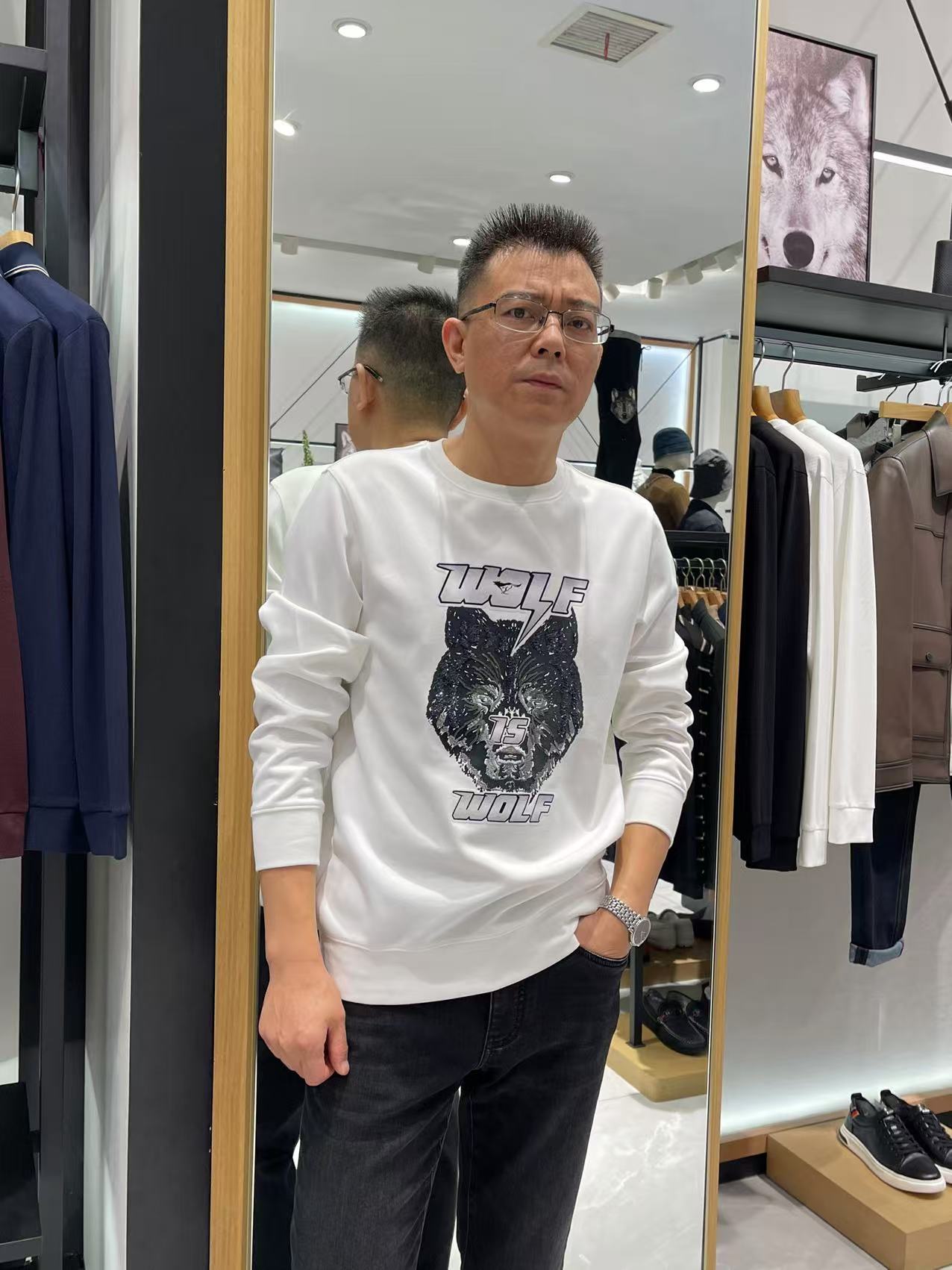 Septwolves/七匹狼2022春秋福利款卫衣（3095）