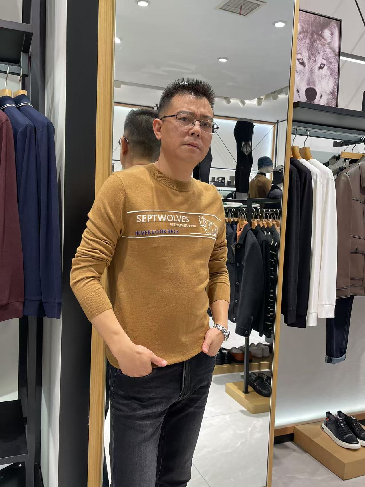 Septwolves/七匹狼2021秋季福利款毛衣（1013）原价799
