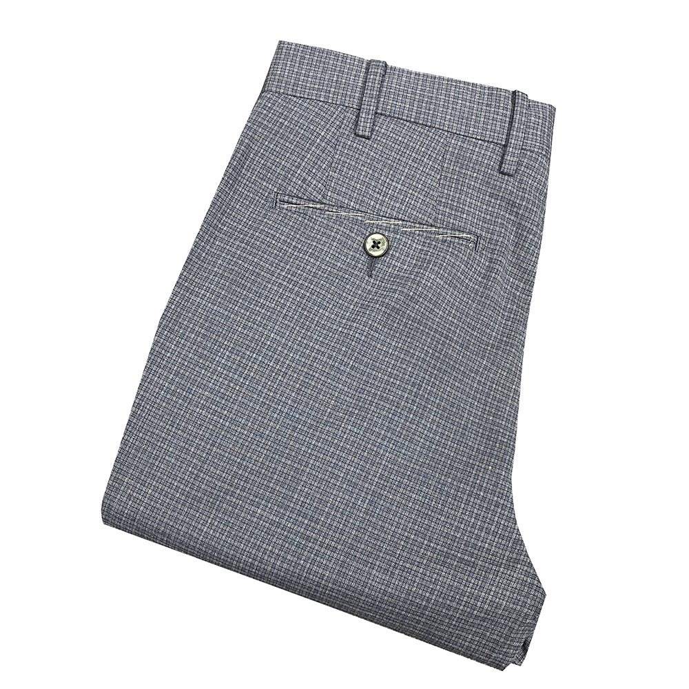 D博家【PENTEADORA-产地葡萄牙】灰色羊毛男士薄款西裤休闲裤XK154