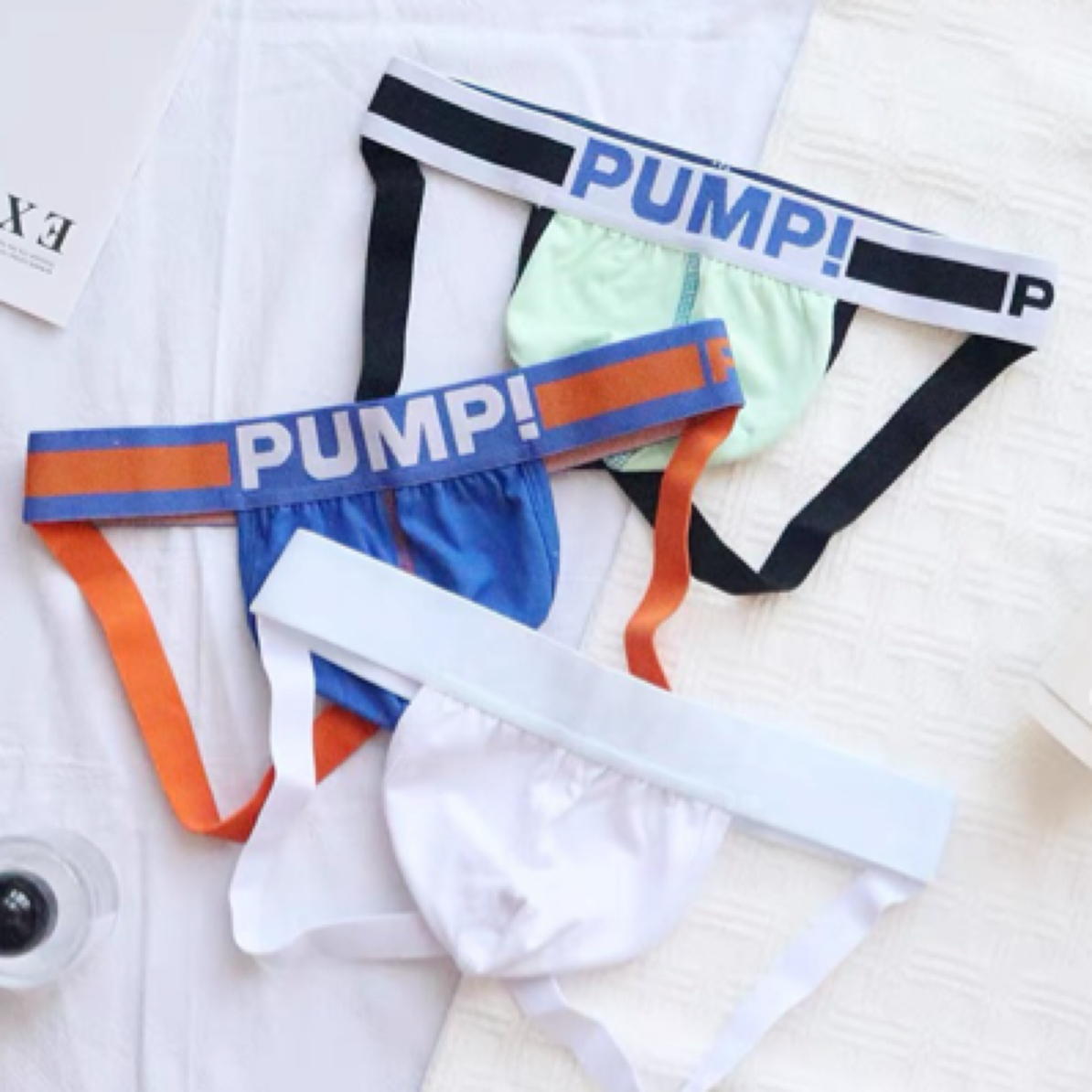 男内夏季透气低腰内裤网孔白色男士提臀青年透气裤衩三角潮流