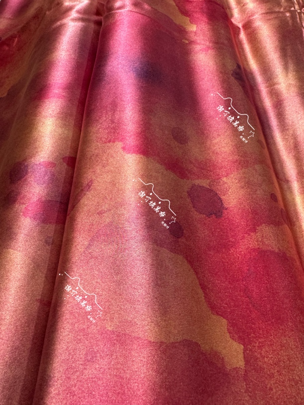 上等精品“云蒸霞蔚”100桑蚕丝皮子香云纱#连衣裙上衣旗袍高档布料