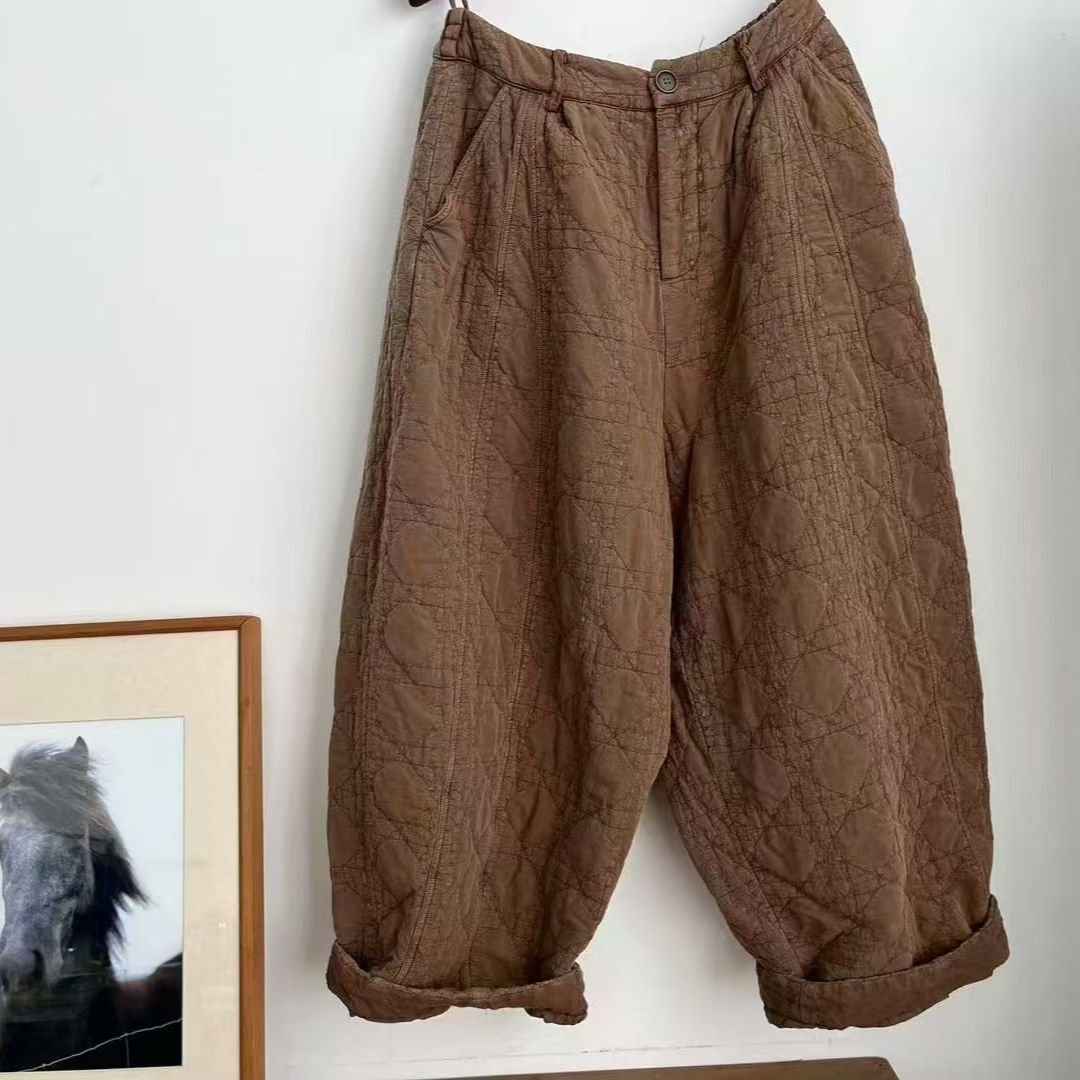 布忘初心分享  荼TU-K33831  枯茶色裤子