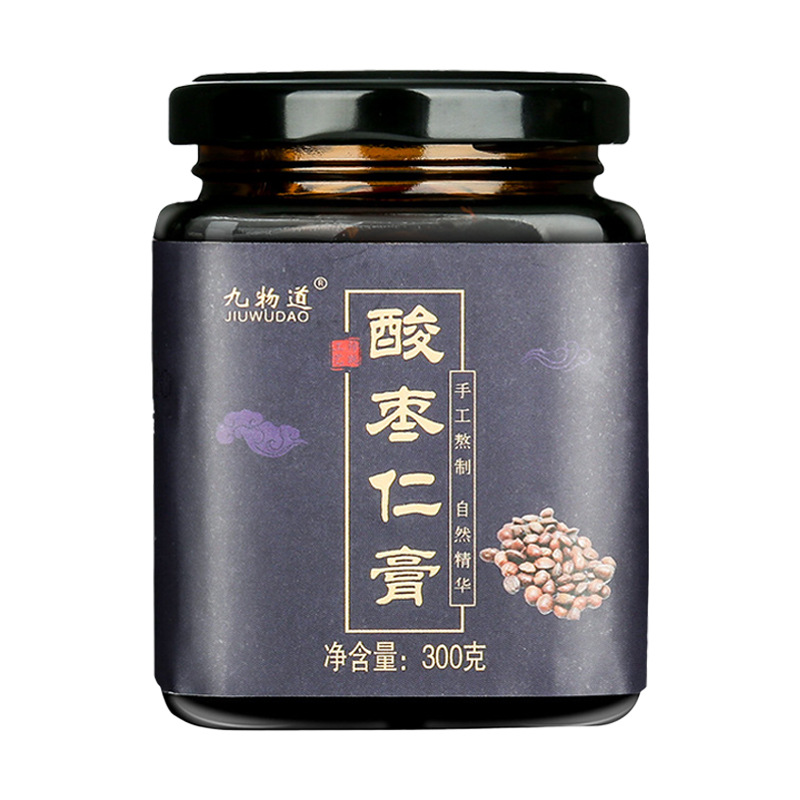 JIU WU DAO/九物道酸枣仁膏罐装枣膏膏滋睡眠膏酸枣仁茯苓百合膏