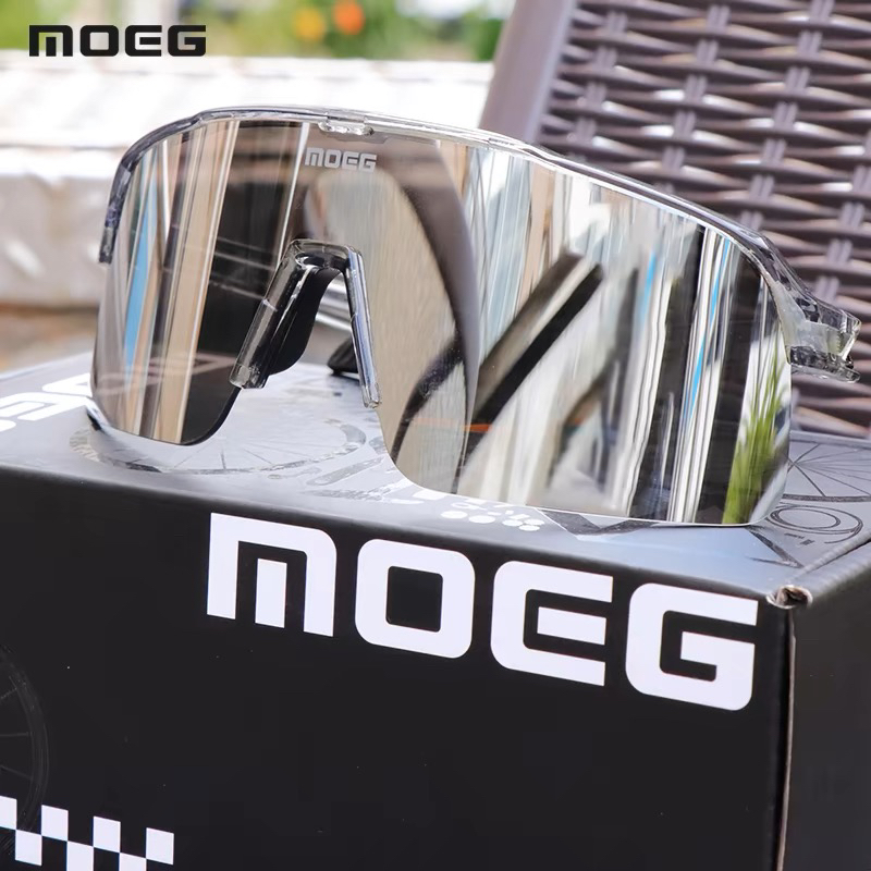 魅骑MOEG骑行眼镜太阳护目镜自行车男女运动半框眼镜防风跑步户外