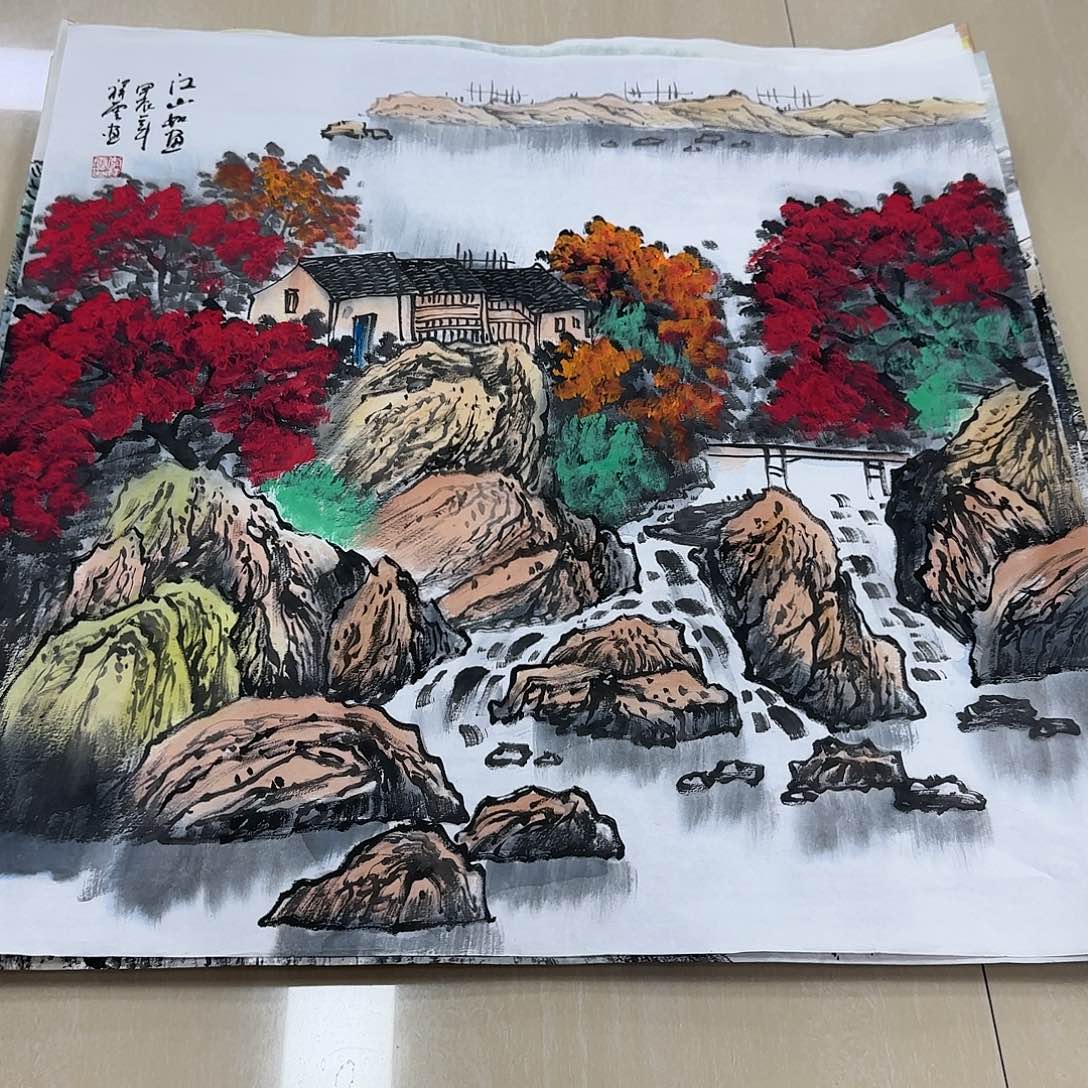 书法国画作品展，国画