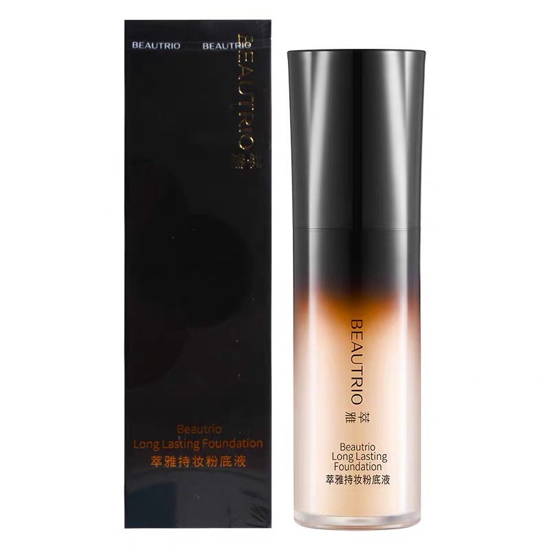 萃雅清透粉底液象牙色润泽粉底霜自然色护肤品专柜