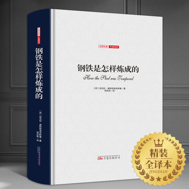 【精装正版】钢铁是怎样炼成的原译文原著完整青少年课外阅读书籍
