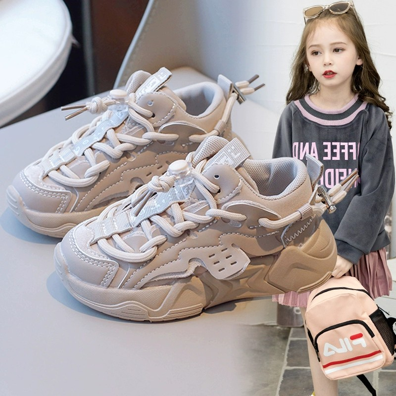 回力瑞女童鞋老爹鞋2023秋冬新款儿童时尚运动鞋休闲鞋男童跑步鞋