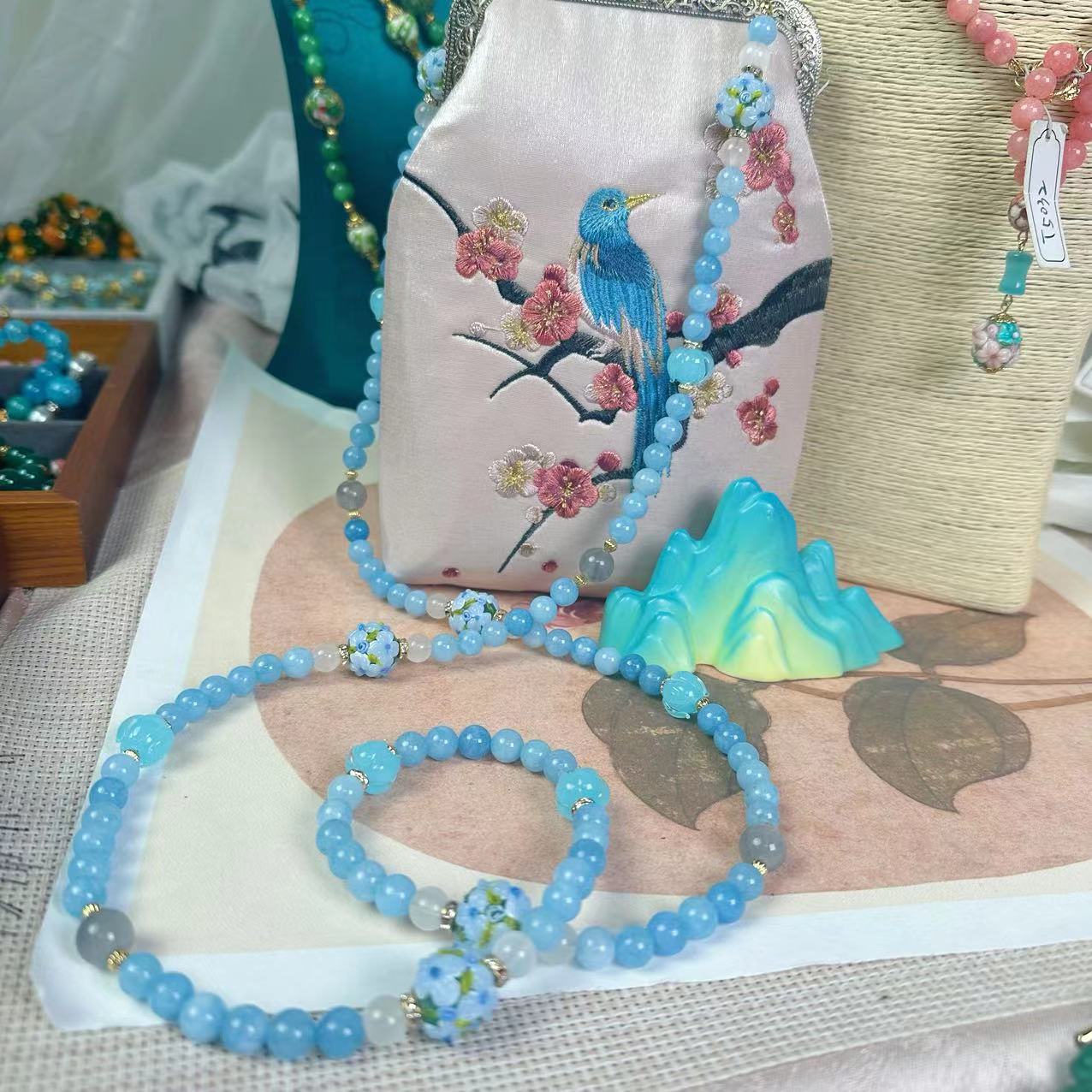 合金胸针 国风新款挎包【喜上枝头】项链百搭