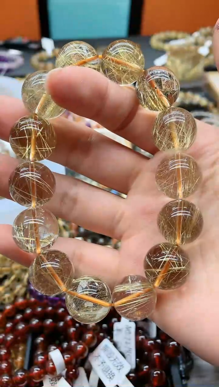 【闪购商品】水晶手链未镶嵌45 钛金 17.9mm