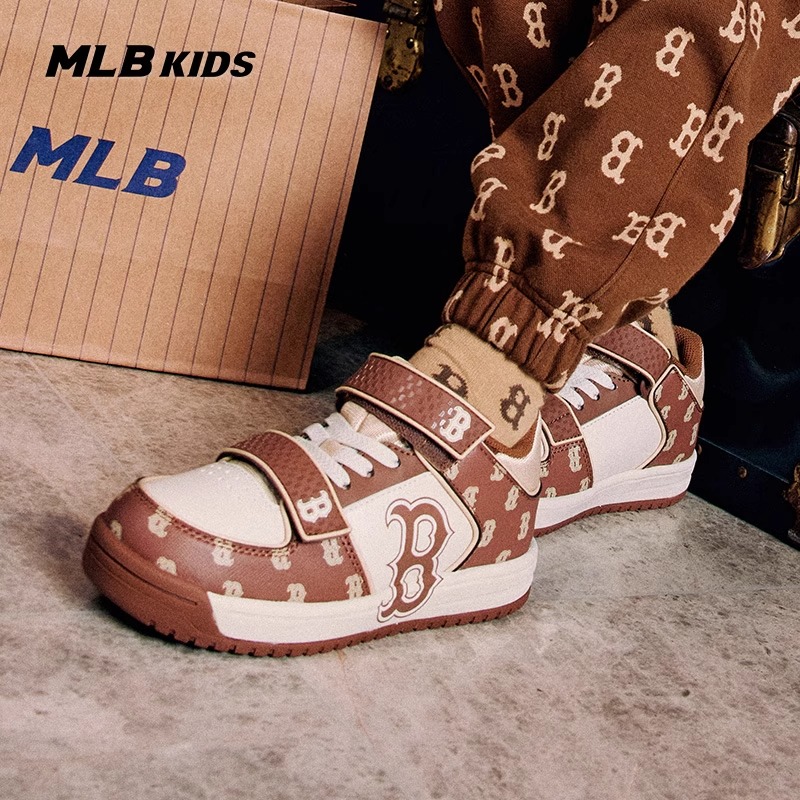 MLB【商场同款】儿童潮流厚底百搭春夏运动鞋7ASXCM33N