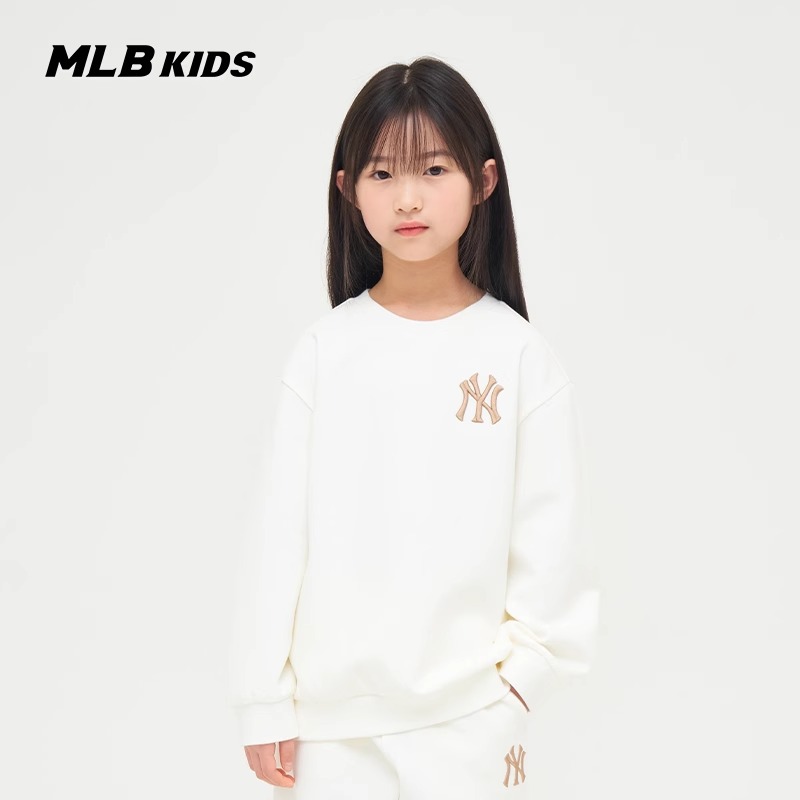 MLB【商场同款】儿童卫衣男女童时尚经典长袖长裤组合新款7AMTB0644