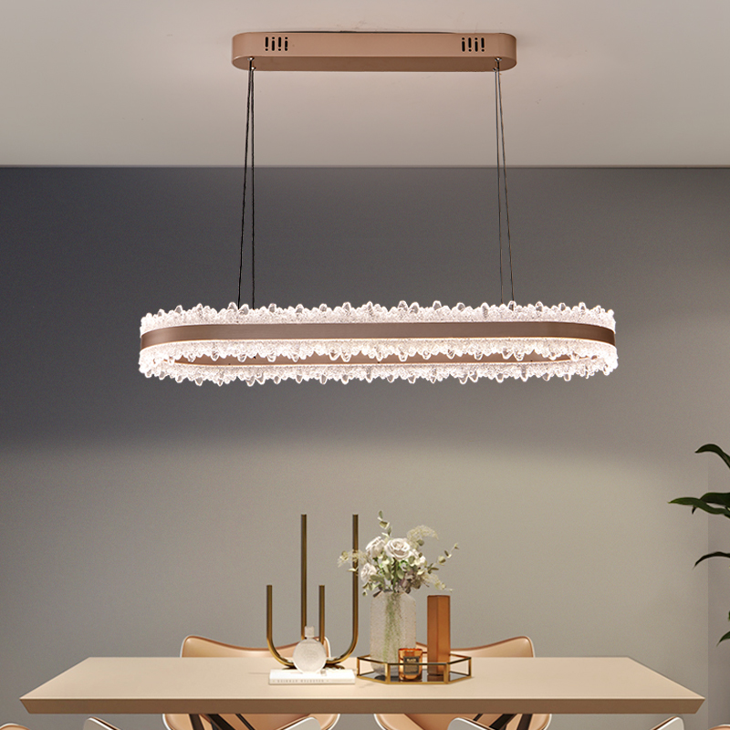 餐厅灯2024年新款吊灯意式轻奢高端大气中山灯具简约现代饭厅主灯