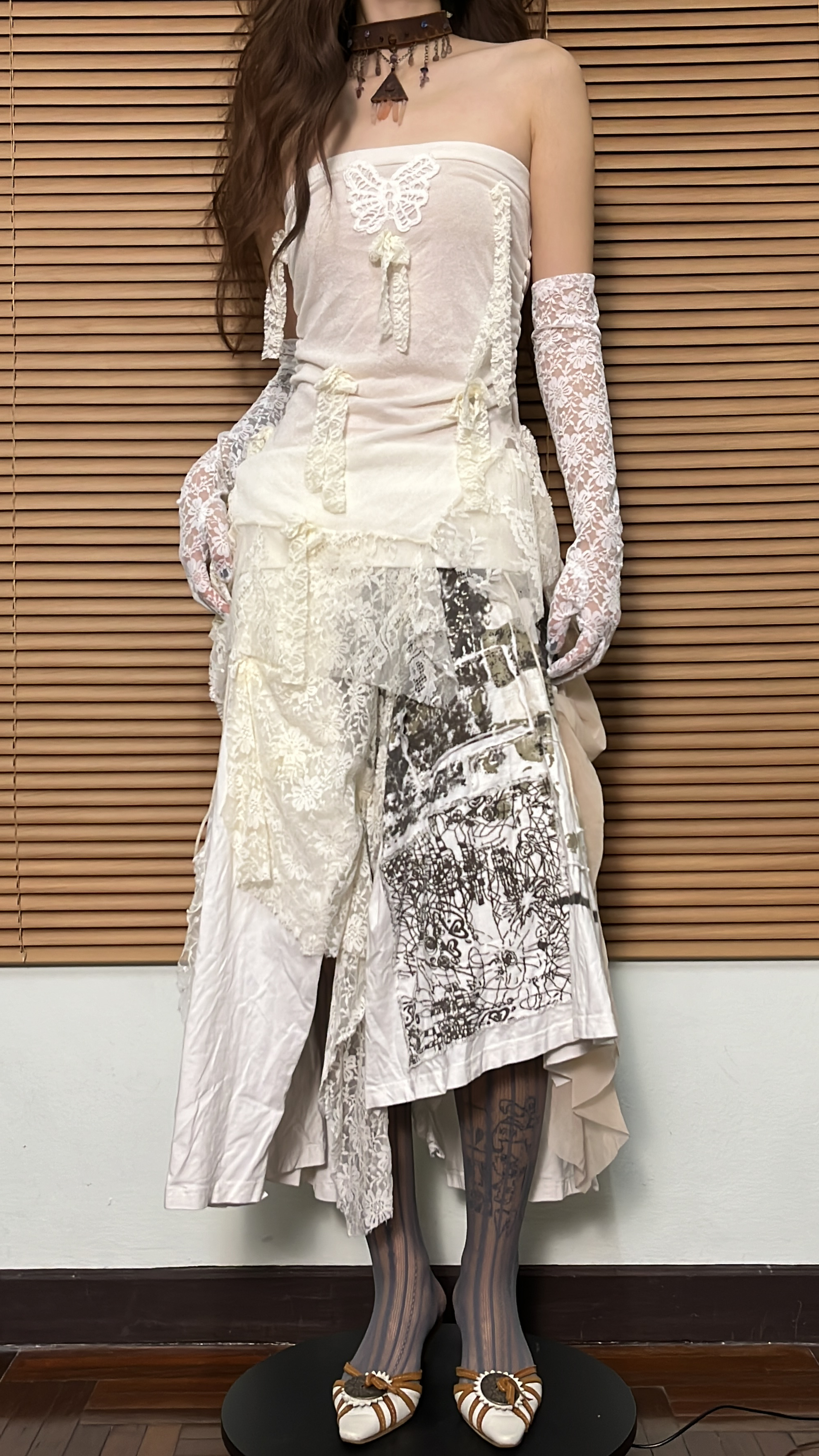 vintage日本欧洲工装结构废土慵懒暗黑系美衣连衣裙套装