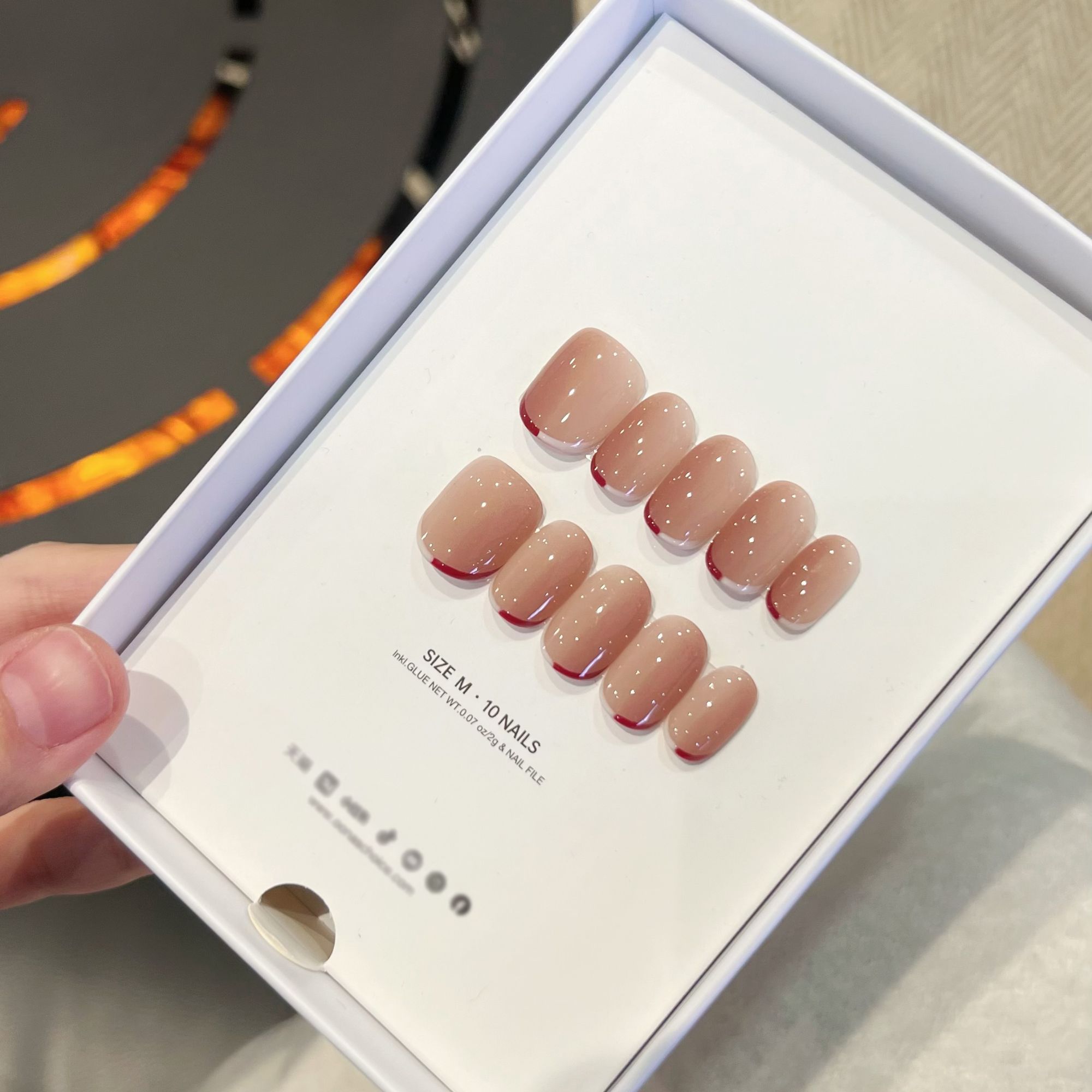 【库伊拉玫瑰】【爱丽丝】华子钻美甲新年战甲高级感短甲穿戴甲纯欲风