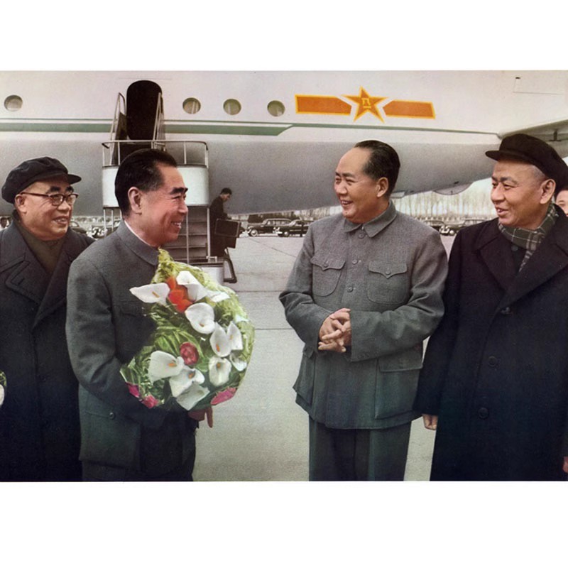 韶兴旺毛主席中堂画客厅挂画装饰画字画客厅海报墙贴挂墙画像