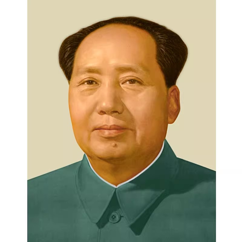 韶兴旺毛主席像中堂画客厅挂画装饰画字画客厅海报墙贴挂墙画像